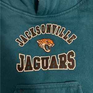 NFL Team Apparel Kids Teal Pullover Hoodie jacksonville jaguars